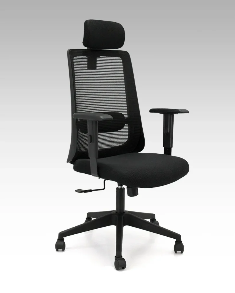 Amaze HB High Back Black mesh office chair Bangalore – Polestar Furniture