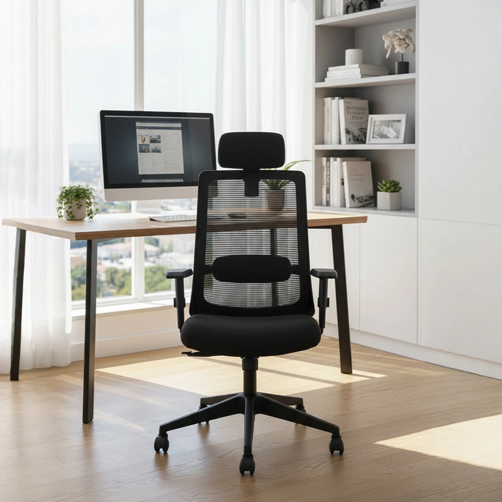 Amaze High Back Mesh Chair Black - Image 7