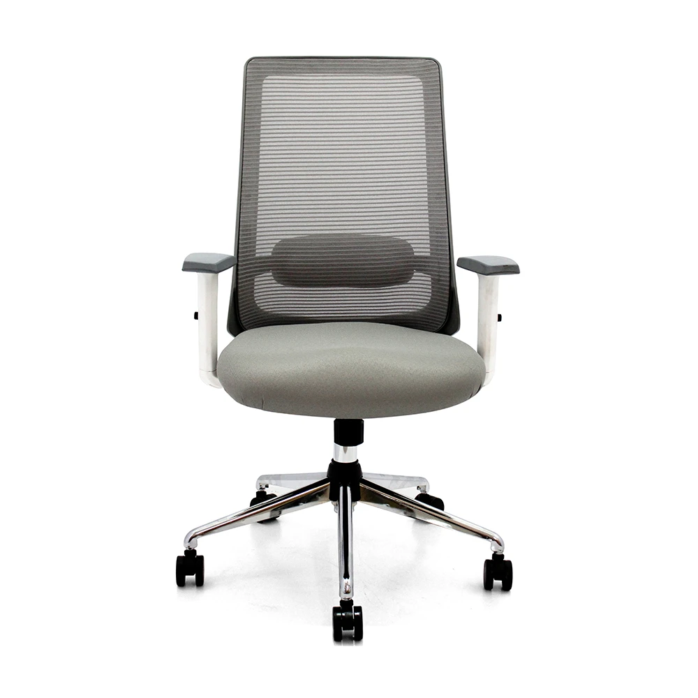 Amaze Medium Back Mesh Chair Grey - Image 2