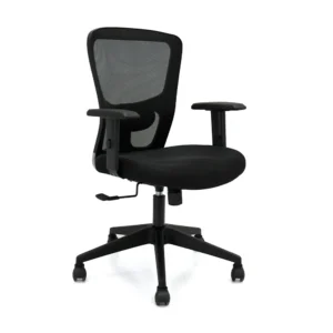 Jazz Medium Back Mesh Chair Black