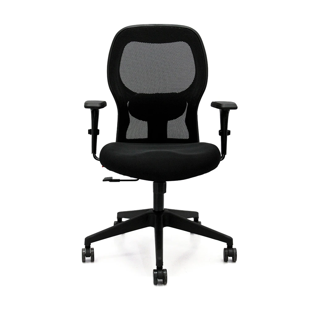 Ryder Medium Back Mesh Chair Black - Image 2