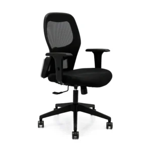 Ryder Medium Back Mesh Chair Black
