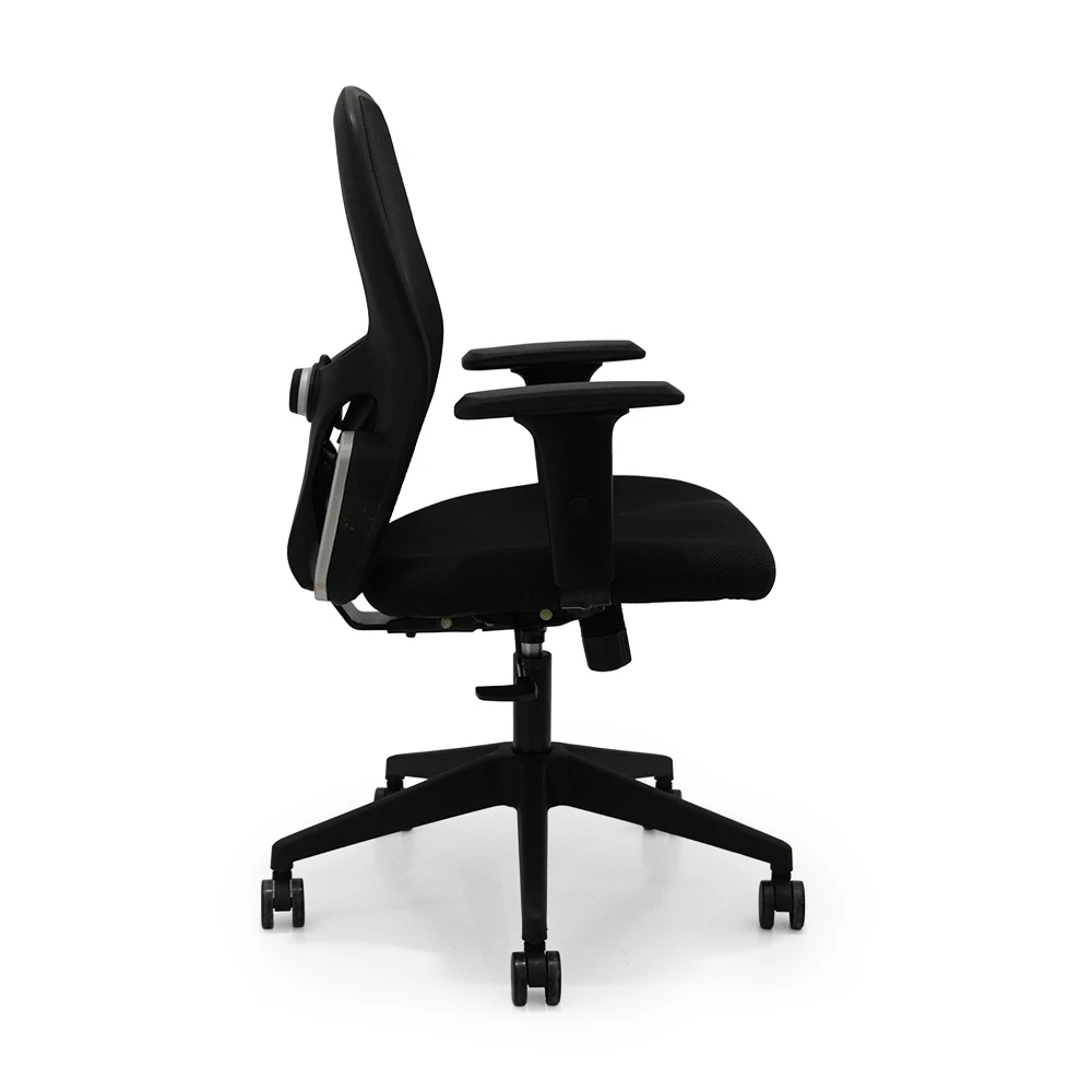 Ryder Medium Back Mesh Chair Black - Image 4